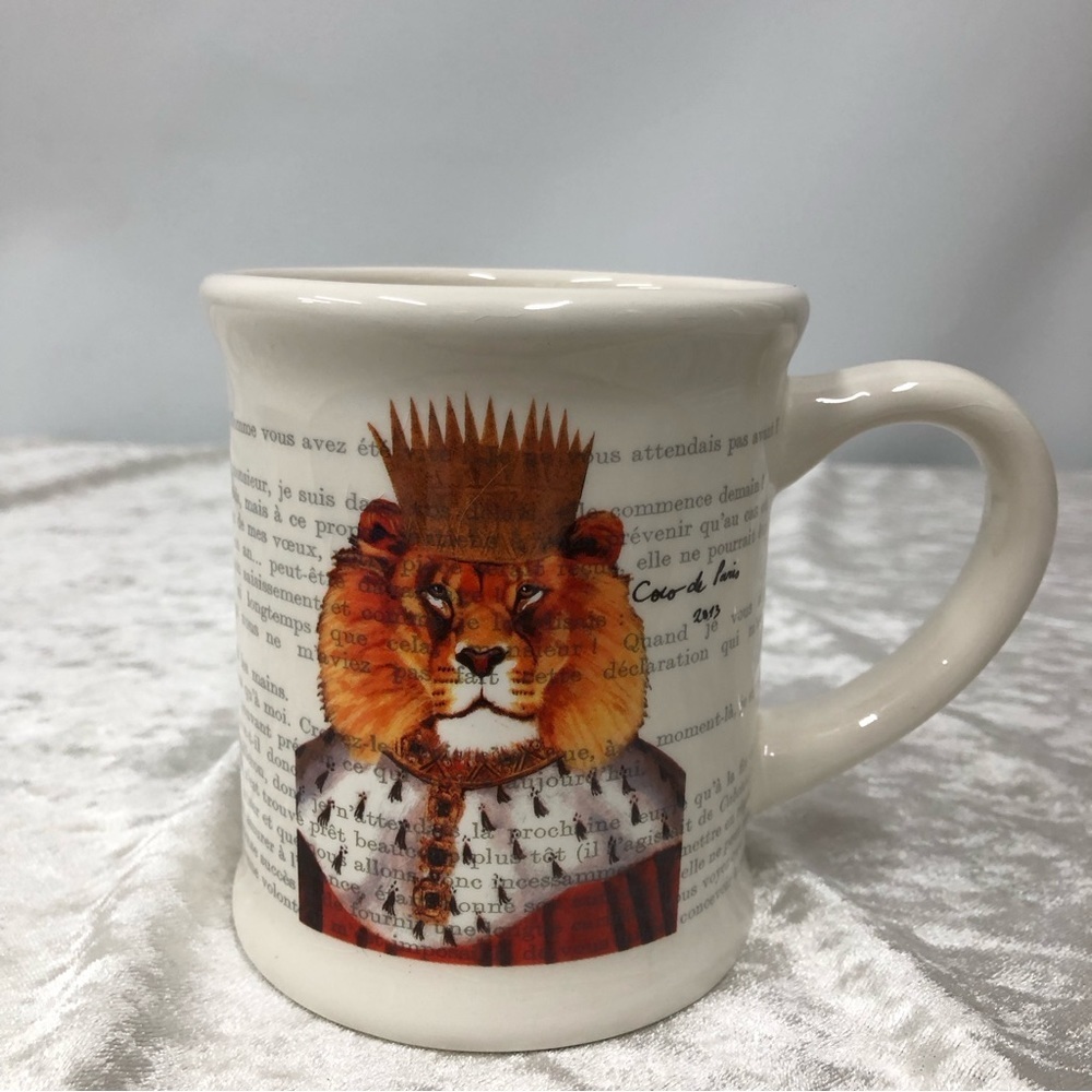 World Market Coco de Paris 2013 King lion coffee cup mug